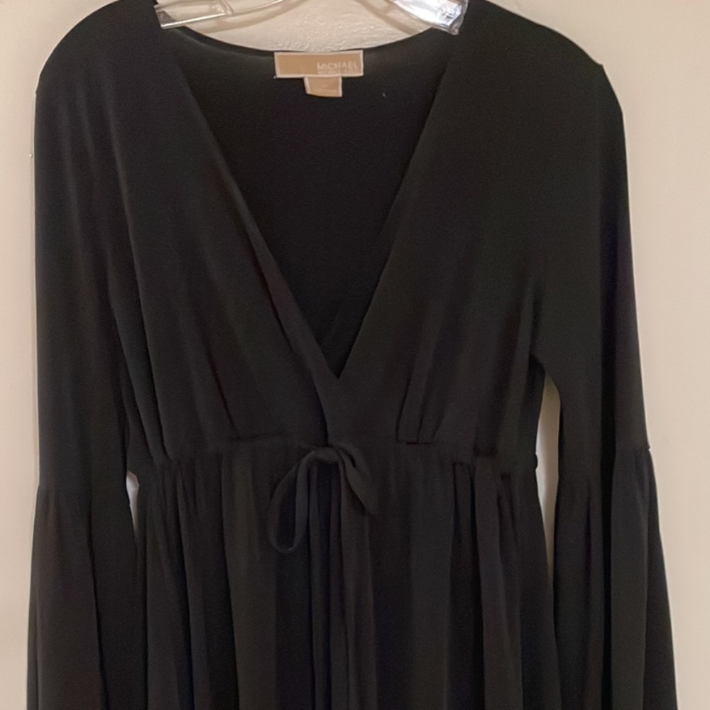 Michael Kors black dress with sleeve detail